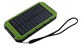 Solar Charger, Atex 12000mAh Portable Solar Power Bank Waterproof/Shockproof/Dustproof Dual USB Battery Bank for cell phone,iPhone,Samsung,Android phones,Windows phones,GoPro Camera,GPS and More