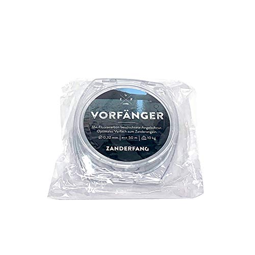 Zanderfang - Fluorocarbon Vorfach Angel-Schnur für Zander, Barsch, Forelle, Hecht â Vorfach-Schnur Vorfänger â von 0,32mm bis 1mm - 50m – Bild 5