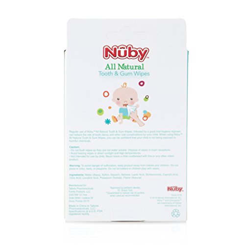 2 Nuby+Natural+Tooth+Wipes+Citroganix