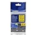 SIENOC Black on Yellow Label Tape P-touch Compatible for Brother TZ TZe 631 Pack of 2