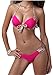 Ebuddy Push up Leopard Swimsuit Swimwear Bathing Suit Bikini Set Beachwear
