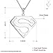 Super man Pendant Necklace Stainless Steel for Women Men Jewelry Gift