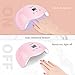 ELEHOT UV Nail Lamp Dryer LED Light for Fingernail & Toenail Gels Based Polishes with Sensor, 30s 60s 90s Timer