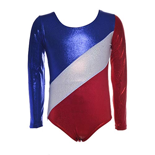image for ZIZI Gymnastics Leotards for Girls One-Piece Sparkle Long Sleeve Color