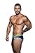 Andrew Christian Men's Fly Tagless Brief, Navy, Medium