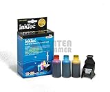 Inktec Brand Refill Kit for the Color Hp 61c and Hp61cxl Color Ink Cartridges