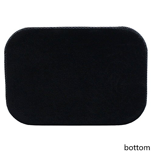 Mustar Eyeglass Holder,Black Oxford Cloth Glasses Stand Case,Velvet Lined Protective Eyeglasses Case for Desks or Nightstands