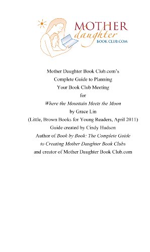 When the Mountain Meets the Moon by Grace Lin: Book Club Meeting Planner