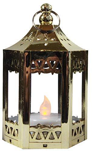Vela-Lanterns-Mini-Candle-Lantern-with-Flickering-LED-Tea-Light-Candle-Batteries-Included-Gold-Set-of-6