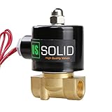 3/8" Electric Solenoid Valve 24VAC Air Water Fuel Normally Closed VITON
