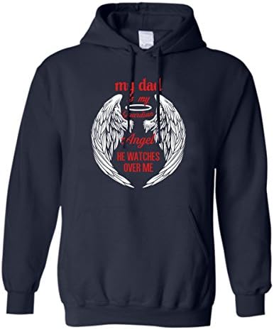 iSovo My Dad Is My Guardian Angel She Watches Over Me Hoodie For children