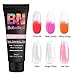BabeNail Poly Nail Gel Kit 20ml 6PCS, Enhancement Builder Temperature Color Changing Acrylic Extension Trial Set Professional Nail Technician All-in-One for Starter