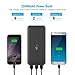 EC Technology Portable Charger 22400mAh Power Bank Ultra High Capacity 3 USB Chargring External Cell Phone Battery Pack with Auto IC and Flashlight for iPhone Android Phone Tablets
