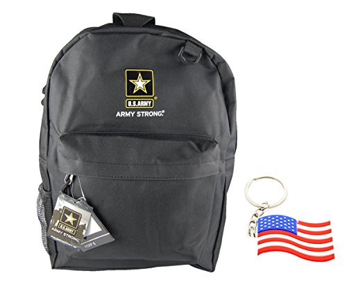 ACCmall U.S.Army Official Licensed Product Military Black Backpack