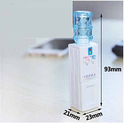 Mini Water Dispenser Miniature Life Play Scene Model for 1:12/1:6 Dollhouse Accessories and Furniture,Binory Creative Hand Crafts Birthday Gift for Boys Girls Adults,DIY Your Own Doll Play House(B)