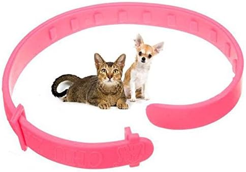 Amazon ピンク の ペット 首輪 猫 犬 首 リング Leaveaway ノミ ダニ ダニ シラミ 治療薬 猫 犬 動物 アクセサリー から リパー お出かけ用品 通販