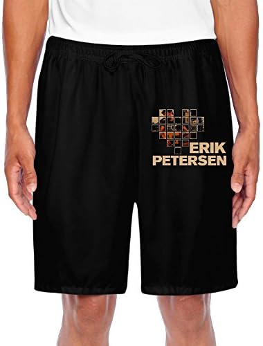 ZOENA Men's Awesome Off The Coast Of My Heart Erik Petersen Short Pants Black Size 3X