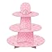 Unique Pink Cardboard Cupcake Stand - 12