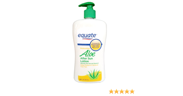 equate aloe vera lotion