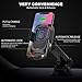 Baseus Wireless Car Charger Mount, 10w Automatic Infrared Qi Fast Charging Car Phone Holder Dashboard Compatible with iPhone Xs/Xs Max/XR/X, Galaxy Note 9/ S9/ S9+ & Other Qi Enabled 4.0-6.5in