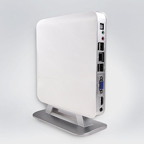 min pc barebones Qotom-Q135 AMD E350D Dual Core 1.6GHz 8G RAM 64G SSD NO WIFI white case£¬Plastic,1Gigabit Lan