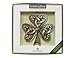 Bronze Plated Wall Plaque with Shamrock Design