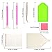 Sumind DIY Diamond Painting Tools Kits Diamond Sticky Pens Plates Clays Tweezers and Bags, 48 Pieces in Total