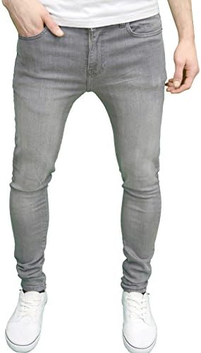 526Jeanswear 'SENJO' Mens Designer Stretch Super Skinny Fit Jeans
