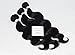 Human Hair Direct 20-Inch, 22-Inch, 24-Inch Body Wave Human Hair Extensions, No. 1B - Off Black (Pre-Colored), Pack of 3