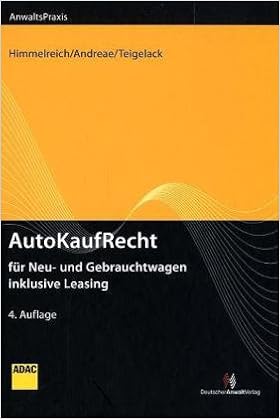 Autokaufrecht Fur Neu Und Gebrauchtwagen Inklusive Leasing