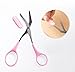 2PCS Eyebrow Trimmer Scissors With Comb Lady Woman Men Hair Removal Grooming Shaping