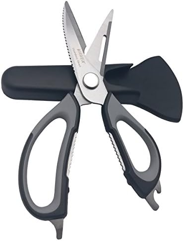 20% Off Kitchen Shears - Take Apart for Cleaning. 8-in-1 Multi-Purpose Heavy Duty Kitchen Scissors with Magnetic Holder