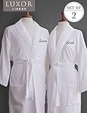 Luxor Linens Couple's Terry Cloth Bathrobe Egyptian