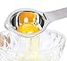 Egg Separator, MCOMCE Premium 304 Stainless Steel Egg Yolk Separator, Dishwasher Safe Egg White Separator, Professional Egg Separator Tool for Baking Cake, Egg Custards, Mayonnaise and More