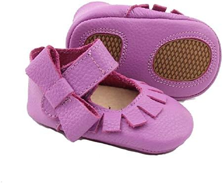 purple baby sandals