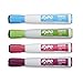 EXPO Magnetic Dry Erase Markers with Eraser, Chisel Tip, Assorted Colors, 4-Count