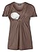Milk Nursingwear Women's Gathered Loop Nursing Top