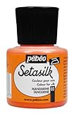 Pebeo Setasilk Silk Painting 45-Milliliter Bottle, Tangerine