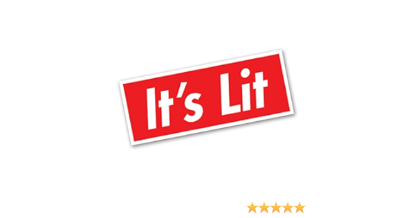 amazon com customi it s lit red decal sticker for car truck macbook laptop air pro vinyl automotive customi it s lit red decal sticker for car truck macbook laptop air pro vinyl