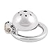 TERNENCE Metal Chastity Device Male Comfortable Virginity Lock Chastity Belt with Small Cage (1.57 inch / 40mm)