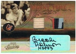 Amazon ブルックスロビンソン直筆サイン入り野球バットの名声はパッチ10の05決勝試合絶対直筆サイン入りバットマークmlb Brooks ブルックス バット