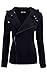 ACEVOG Women Slim fit Zip-up Hoodie High Neck Jacket Hooded Casual Sweatshirt