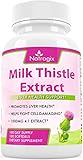 Potent Natural Milk Thistle Extract 250 mg Supplement 6-Month Supply, Promte for Liver Health Support Formula(180 Softgels)