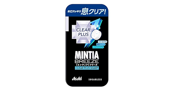 Amazon Com Mintia Breeze Clear Plus Sharp 0 8oz 5pcs Japanese Mint Tablet Asahi Ninjapo Grocery Gourmet Food