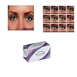 Women Multi-Color Cute Charm and Attractive Fashion Contact Lenses Cosmetic Makeup Eye Shadow Pure Sterling Grey 3 by Dream TM