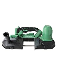 Hitachi cb18dblp4 Taladro 18 V de iones de litio Brushless 3 1 4" Sierra de cinta (Herramienta solo, No Batería)