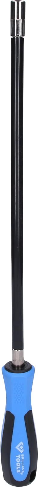 BRILLIANT TOOLS BT031066 Socket Screwdriver 6.0 x 335 mm Flexible [Powered by KS Tools]