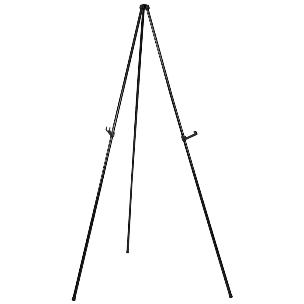 Cowling & Wilcox Black Aluminium Folding Display Easel for Displays, Exhibitions and Events