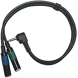 Headset Buddy Line-Level Input Audio Plus Headphone Monitoring with Built in Attenuator Adapter for iPhone, Smartphones (Mic-