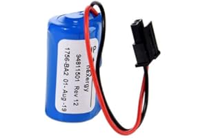 DCYNXC 1756-BA2 3V Replacement Battery for Allen Bradley 1756-BA2 BR2/3A-AB 1745-B1